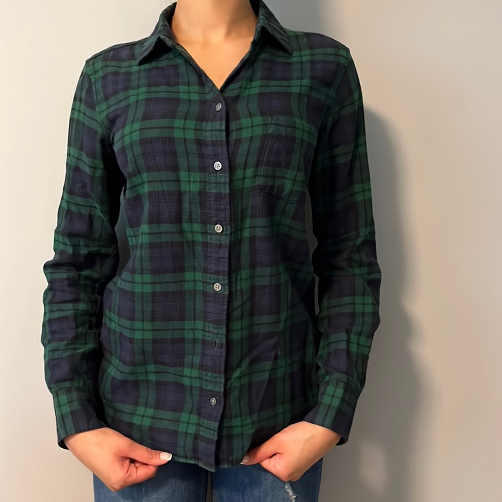 Plaid print shirt